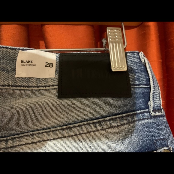 NEW HUDSON Men's Blake Slim Straight Jean Villa size 28 RETAILS: $198 - Picture 5 of 7